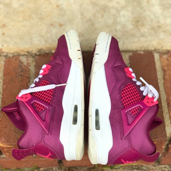 Air Jordan Retro 4 Valentines Day / ‘For the Love of the Game’ Size 5Y / 6.5 Wmn - Picture 5 of 9